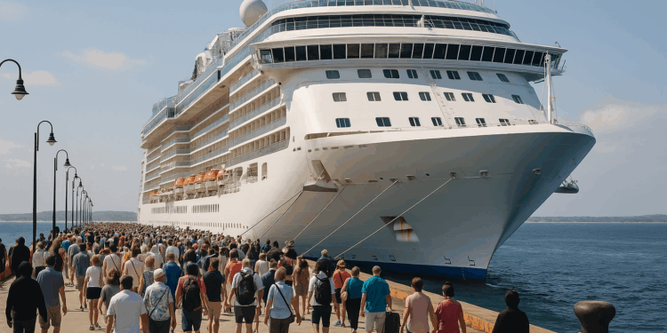 El turismo de cruceros es la vocación turística de la entidad, señaló Marina Ávila, gobernadora de BC. Foto: Especial