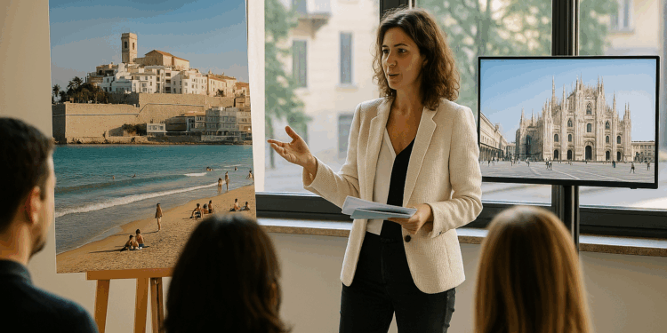 La Diputación de Castellón presenta la oferta turística de la provincia a profesionales de agencias de viaje de Milán