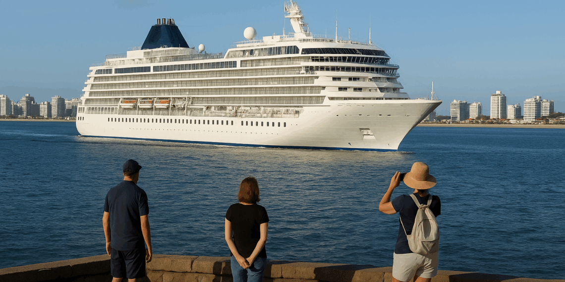 Punta del Este: Llegó el primer crucero de la temporada 2025-2026 - Cadena del Mar