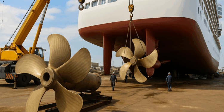 Shipyard Reimerswaal instala nuevas palas de hélice de DPR en crucero