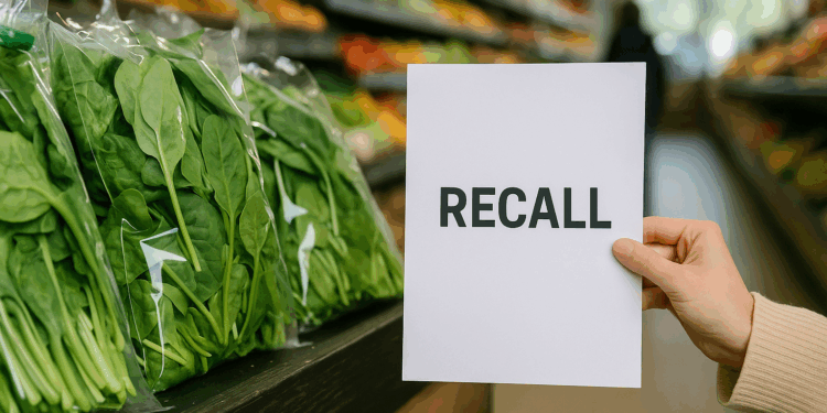 Retiran espinaca del mercado por contener una bacteria potencialmente dañina