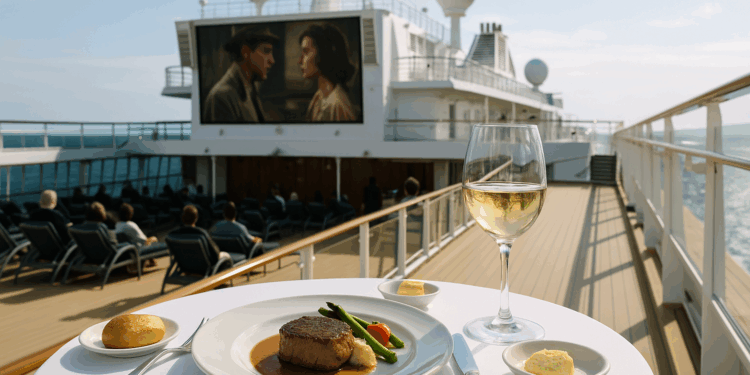 destinos de película y gastronomía exclusiva en alta mar