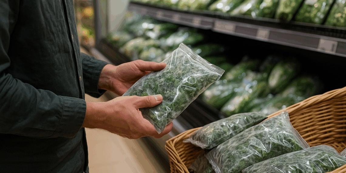 Retiran espinacas congeladas de mercados tras dar positivo en un lote con bacterias potencialmente dañinas