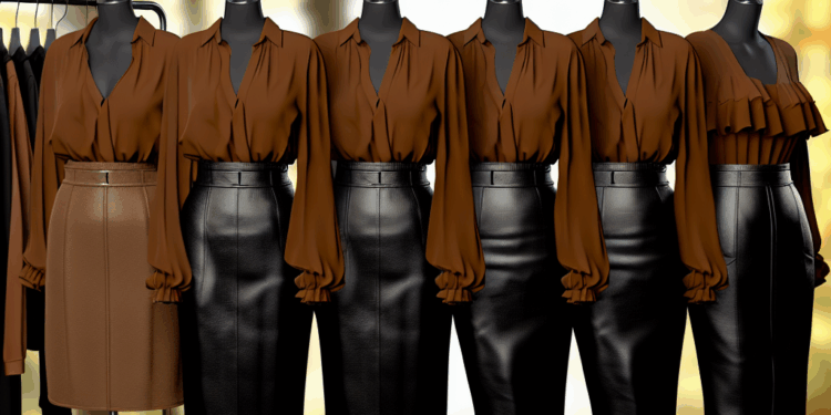 6 blusas color café para llevar con faldas y ser la más elegante del otoño 2025