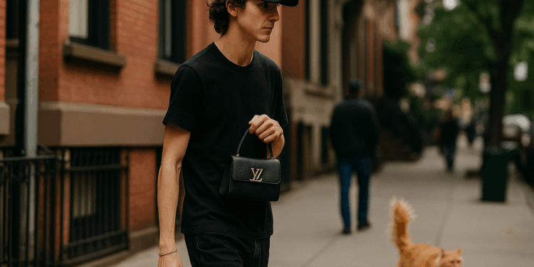 Timothée Chalamet Rocks a Mini Purse in New York