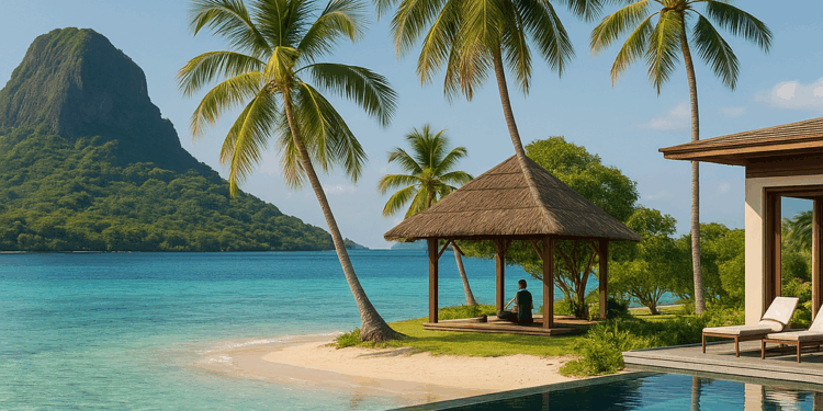 tres islas privadas, reserva de la UNESCO, ayurveda y lujo sostenible sin excesos