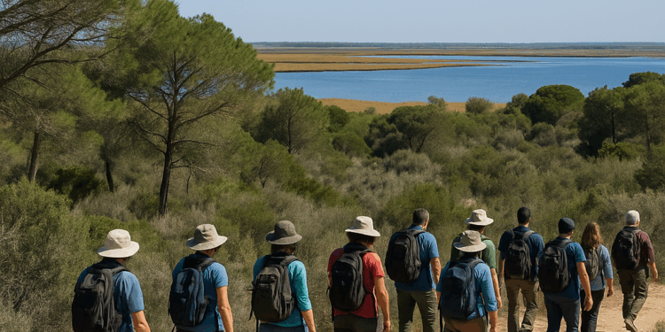 Una decena de agentes de viajes especializados en naturaleza descubren los atractivos turísticos de Huelva