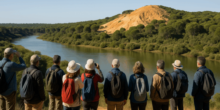 Una decena de agentes de viajes especializados exploran los atractivos naturales de Huelva