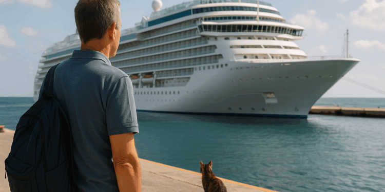 Un hombre deja atrás su vida en el Reino Unido y se muda a vivir en un crucero de lujo por menos de 60 euros al mes