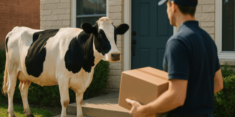 DDB presenta "Vacas Delivery", un nuevo servicio para Halcón Viajes