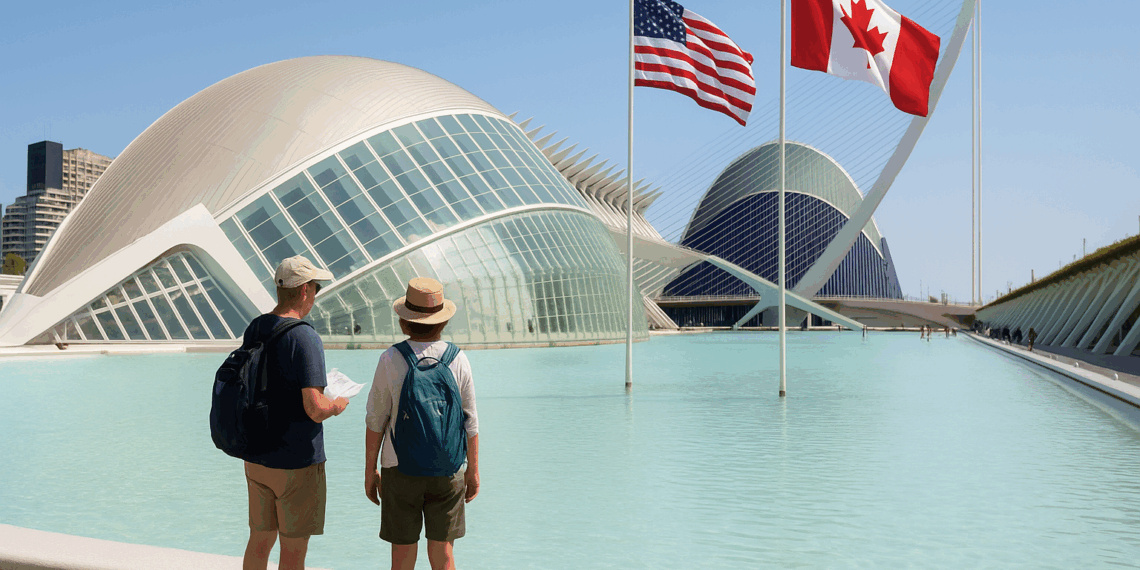 València, entre los tres destinos españoles más deseados por turistas de EEUU y Canadá