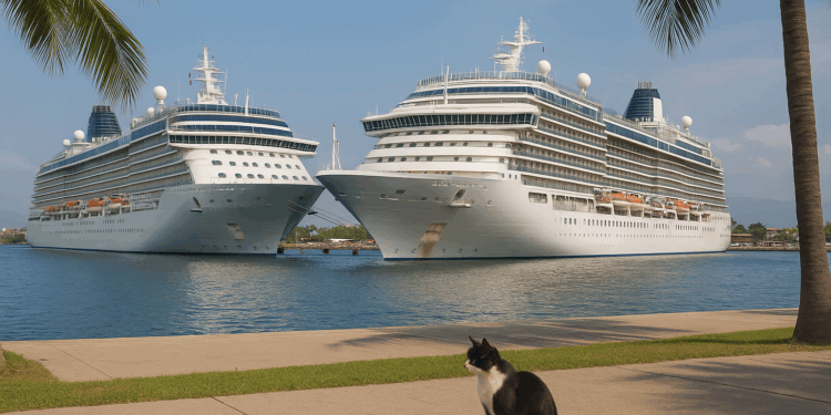 Recibe Vallarta primer doble arribo de cruceros de octubre