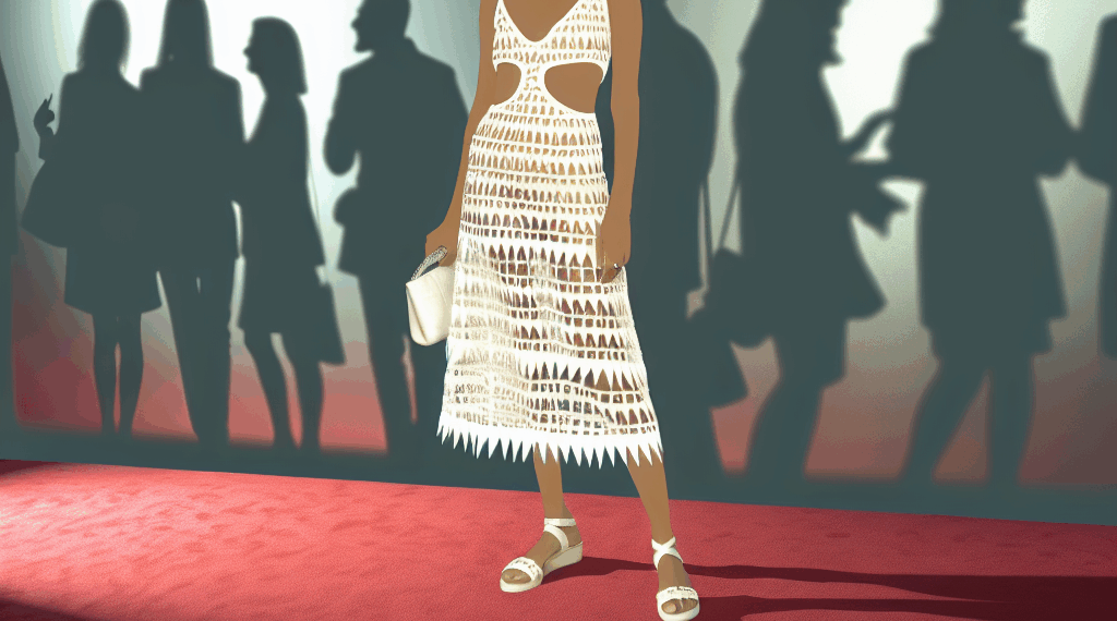Yalitza Aparicio sorprende con un vestido cut out sensual y sandalias blancas en la premier de Cometierra