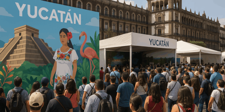 ¡Orgullo yucateco en CDMX! Así se vive la promoción turística de Yucatán ante miles de visitantes