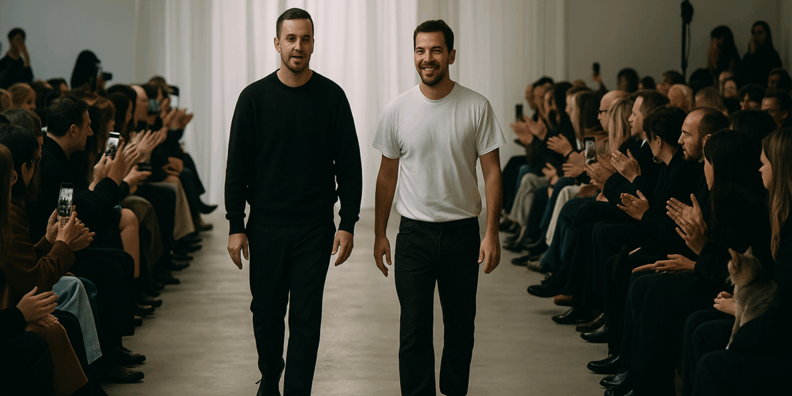Happy Loewe Day! Follow Along With Vogue Editors as Jack McCollough and Lazaro Hernandez Introduce Their Debut Collection