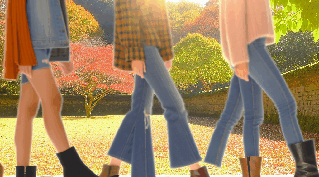 6 ideas de looks para llevar botas de punta cuadrada con jeans acampanados en otoño 2025