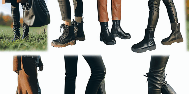 7 formas de llevar pantalones de efecto de cuero con botas y botines en Otoño-Invierno 2025