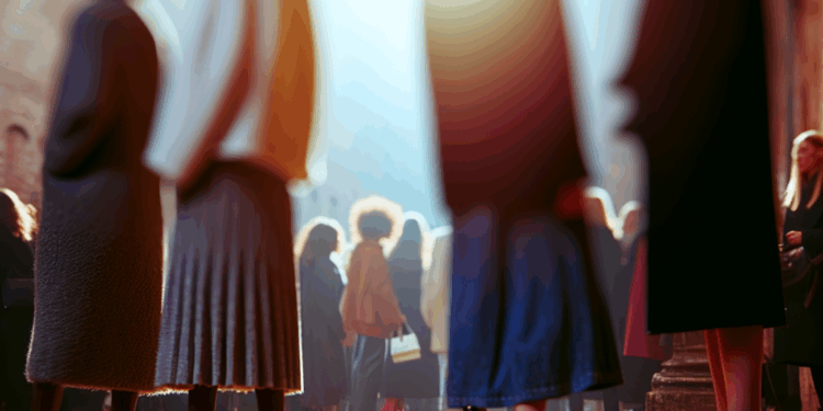 7 ideas para combinar zapatos de tacón mini con faldas largas y pantalones en Otoño-Invierno 2025