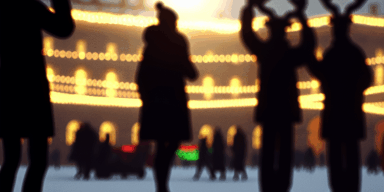 Amal Clooney Puts a Festive Twist On Her Signature Silhouette