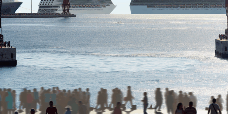 Llegan 3 cruceros a Mazatlán con 9,813 pasajeros