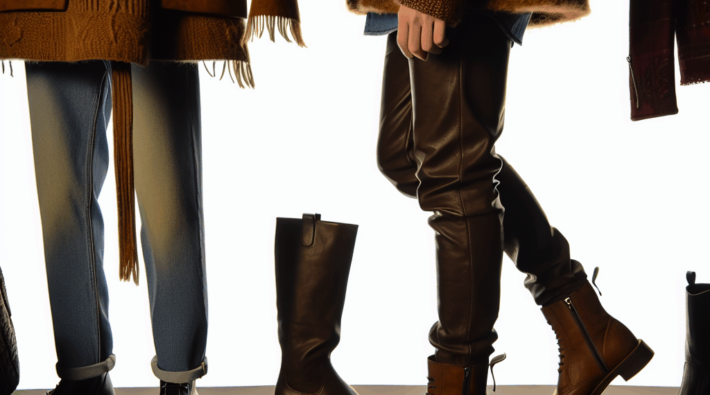 Reemplaza los jeans por leggings café con botas para ser la más elegante de Otoño-Invierno 2025