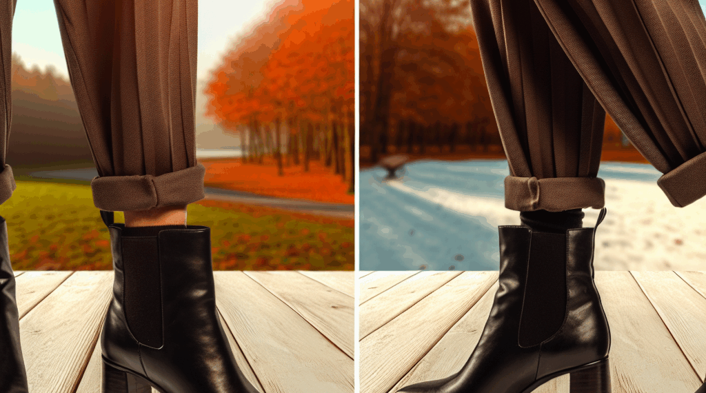 Cómo llevar pantalones de pinzas con botines para ser la mejor vestida en Otoño-Invierno 2025