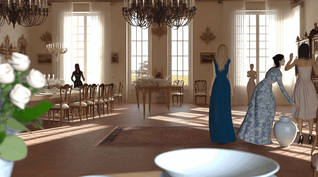 How the House of Gorgeous Gucci Prepared for the Porcelain Ball