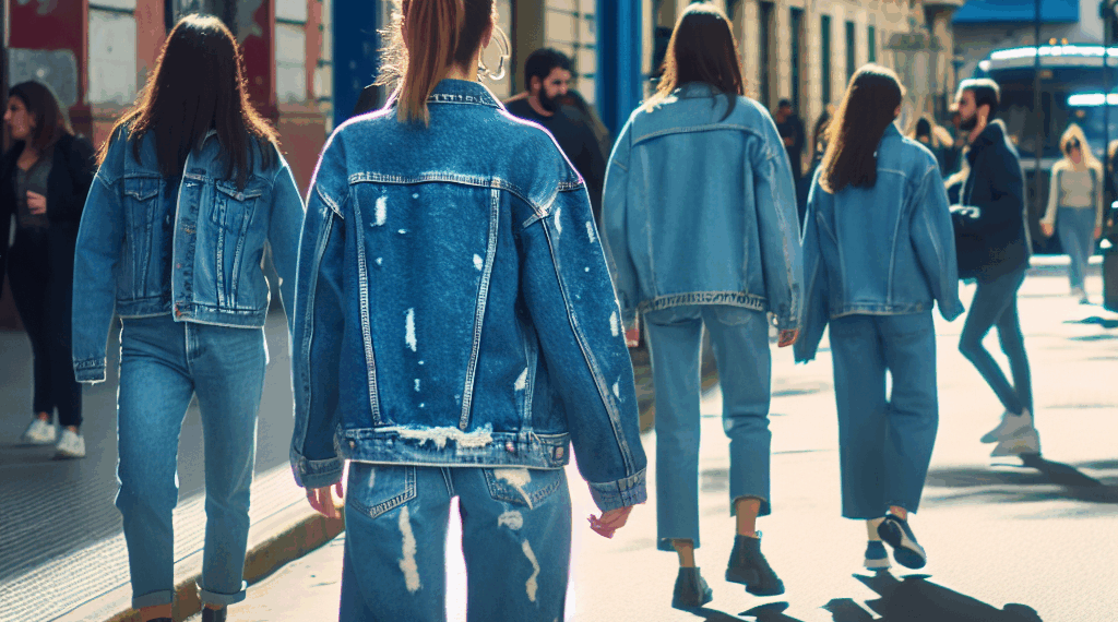 Dua Lipa luce denim sobre denim para pasear en Argentina, el look con jeans de los 90 que está de vuelta