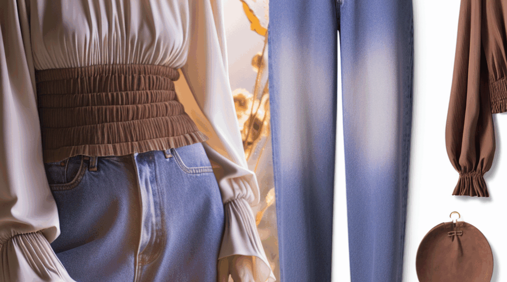 Encontré en Zara las blusas de abuela perfectas para llevar con jeans en Otoño-Invierno 2025