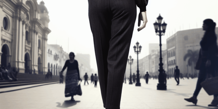 Dua Lipa recorre Lima con jeans negros, blusa transparente y zapatos de tacón