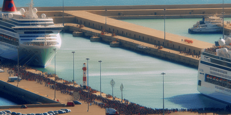 El Puerto de Cádiz estrena diciembre con dos cruceros y los primeros 2.500 turistas del mes