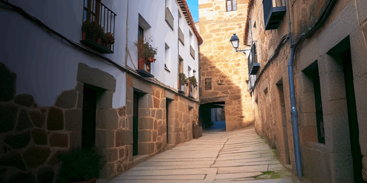 El pueblo extremeño al que 'National Geographic' recomienda viajar en noviembre por sus calles medievales y bosques centenarios