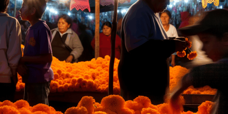 En el Mercado de Jamaica de CDMX estas familias hacen que el cempasúchil florezca cada Día de Muertos