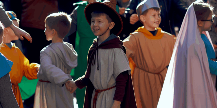 Viajes gratis para niños que estén disfrazados