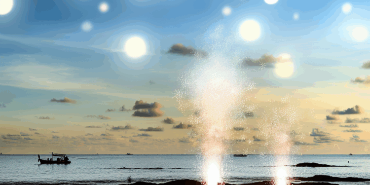 celebrar fin de año en la playa