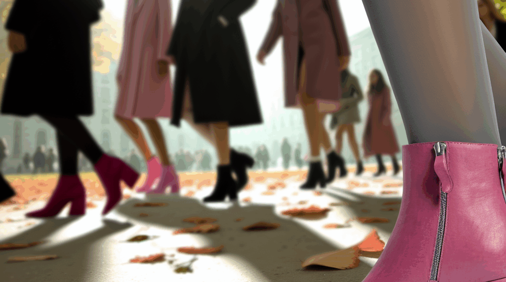 Guía de estilo para combinar los zapatos color rosa en tendencia para otoño 2025, según las pasarelas