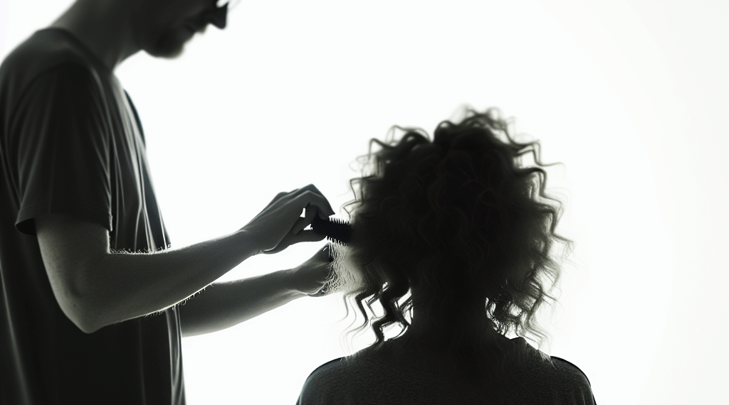 Jennifer Aniston Enlists Boyfriend Jim Curtis To Show Her Tips for Tackling Frizz