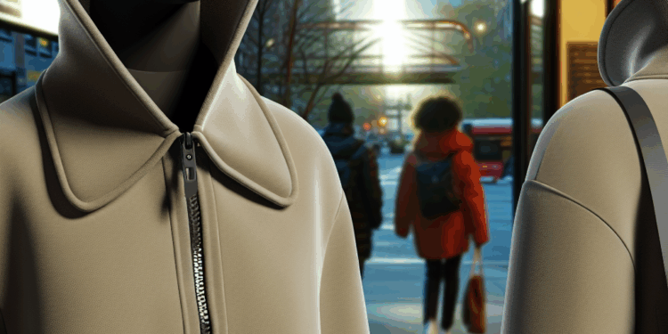 The Street Style Way to Wear a Funnel-Neck Jacket