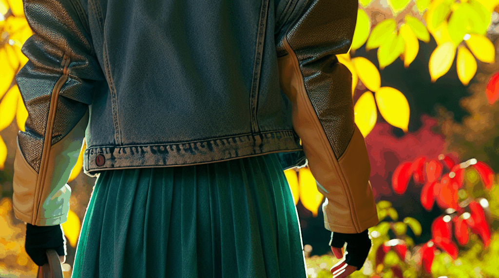 Las blusas con hombreras de los 80 se ven mejor con faldas y pantalones en otoño 2025