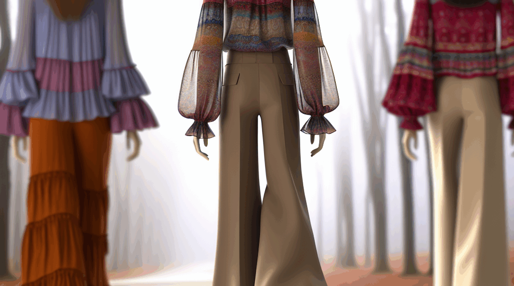 Las nuevas blusas boho de Zara que pueden llevarse con pantalones acampanados todo el Otoño-Invierno 2025