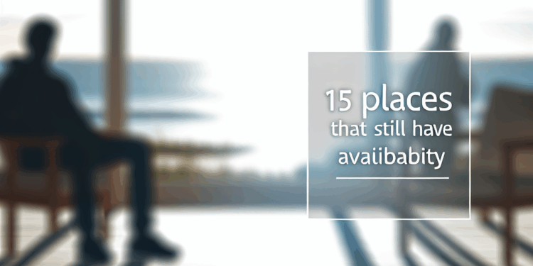 los 15 destinos que aún tienen plazas libres
