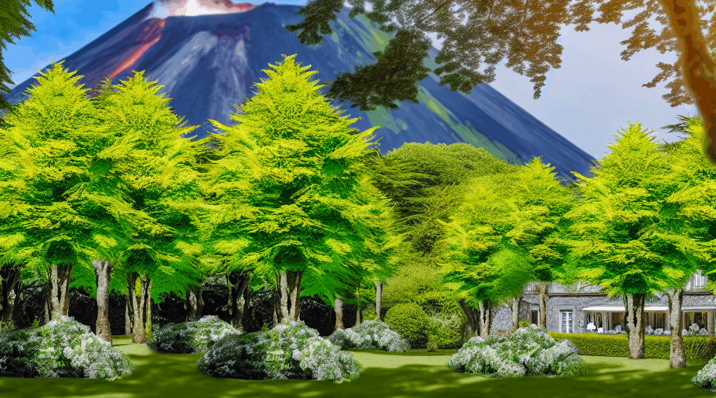 volcanes que duermen bajo un manto de hayas y "mesas con estrellas Michelin que miran al huerto"