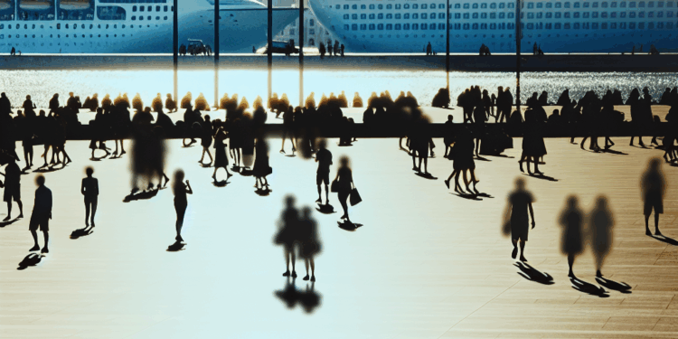 Marlene, una estrella en la terminal de cruceros de Lisboa