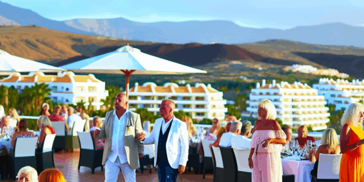 Representantes institucionales y miembros de Deutscher Reisering durante el encuentro celebrado en Tenerife