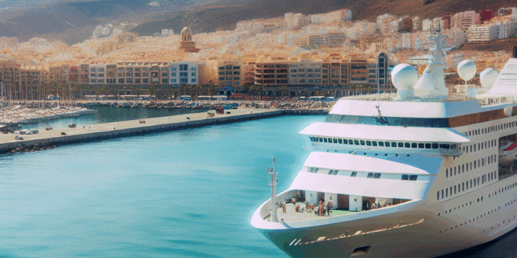 Motril recibe la primera escala del lujoso crucero SEABOURN ENCORE
