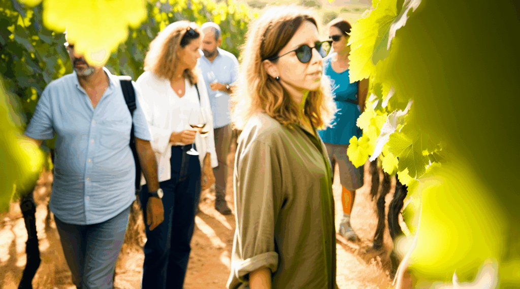 Agentes de viajes relacionados con el enoturismo visitan Chiclana