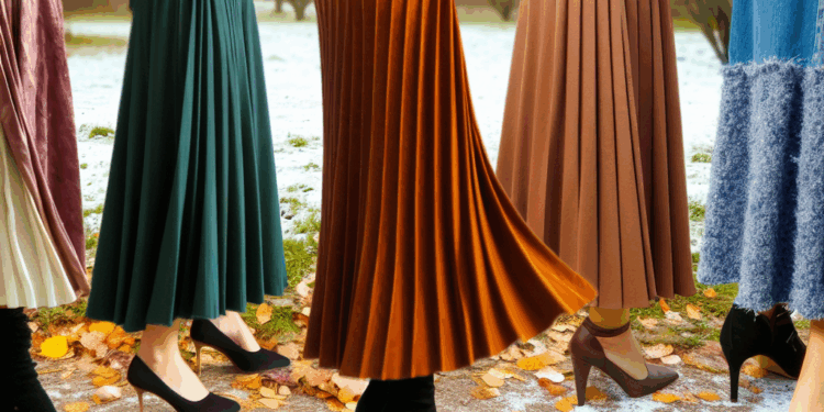 Faldas amplias de moda para llevar con bailarinas, Mary Janes y zapatos de tacón en Otoño-Invierno 2025