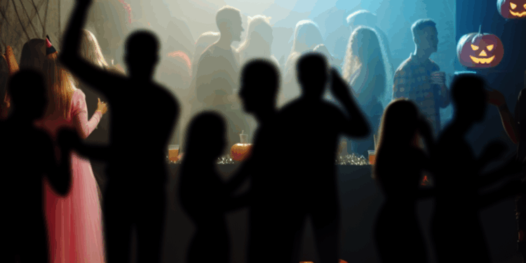 Inside Vas J. Morgan and Michael Braun’s Severance-themed Halloween Party