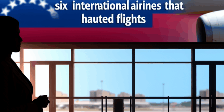 Venezuela revoca los permisos de vuelo a seis aerolíneas internacionales que suspendieron viajes