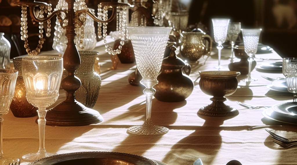 23 Ideas for Setting a Stunning Holiday Table Using Vintage Finds